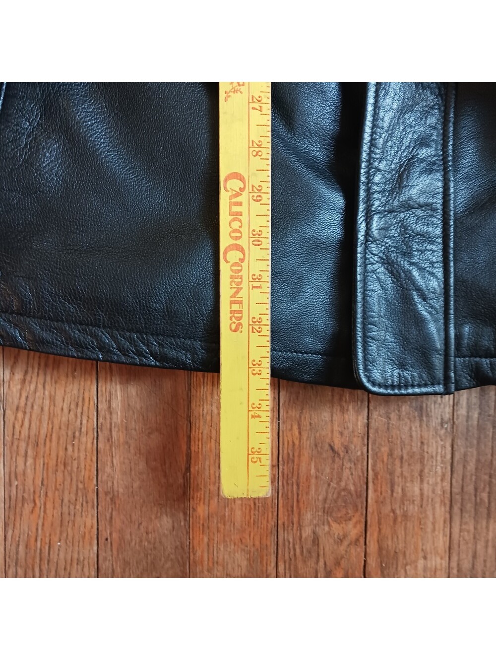 Cooper Genuine Leather US Army Field Jacket  Mens XXL Black Great Vintage - Picture 4 of 15